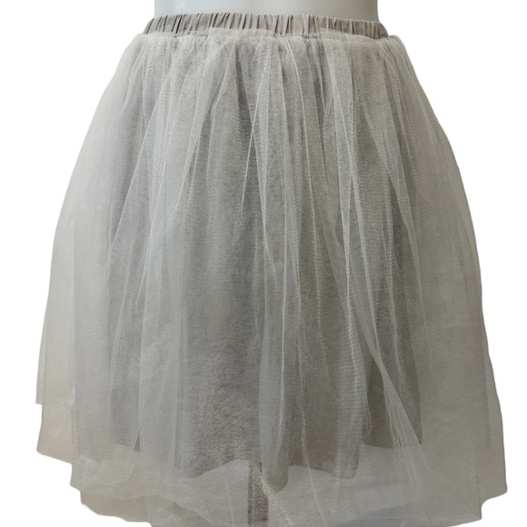 J.CREW Crewcuts Girls' Tulle Skirt Gray Size 14 - Picture 2 of 6